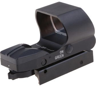 THETA OPTICS Kolimátor RED/GREEN DOT Reflex Sight, otvorený - čierny