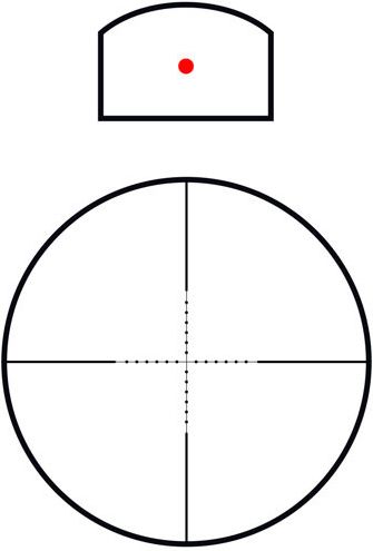 THETA OPTICS Kolimátor/Puškohľad Rhino 4x32, (THO-10-011608-00)