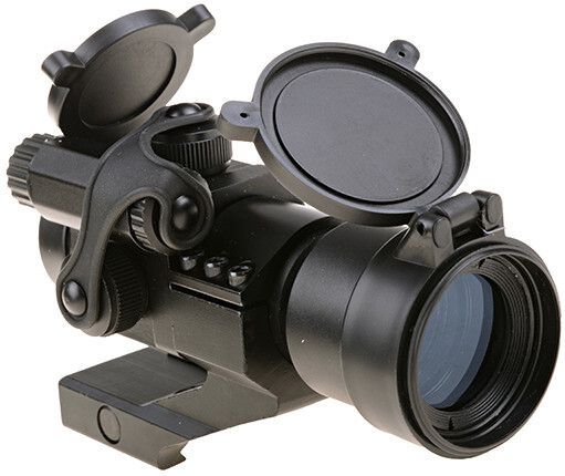 THETA OPTICS Kolimátor BATTLE RED DOT SIGHT - čierny