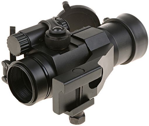 THETA OPTICS Kolimátor BATTLE RED DOT SIGHT - čierny