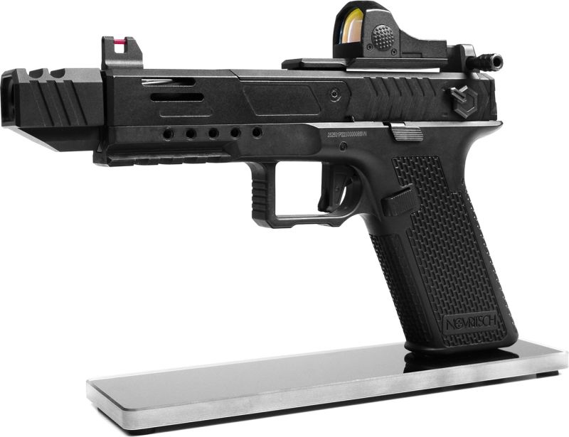 NOVRITSCH SSP28 Red Dot Plate - black
