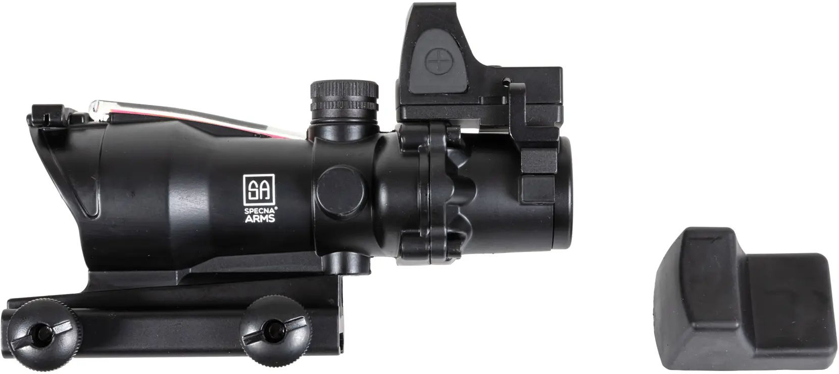 SPECNA ARMS Puškohľad/Kolimátor CORE RedFiber 4x32 / Sharp red dot sight - black