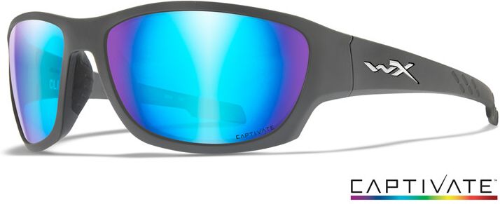 WILEY X Ochranné okuliare CLIMB - polarizované sklá / matný šedý rám