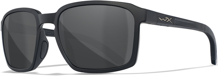WILEY X Ochranné okuliare ALFA - dymové sklá / matný čierny rám