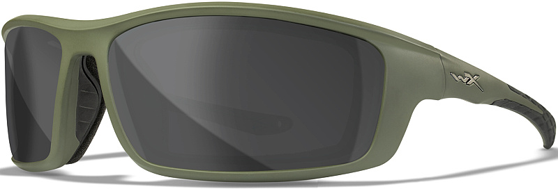 WILEY X Ochranné okuliare GRID Captivate - polarizované šedé sklá / matný zelený rám