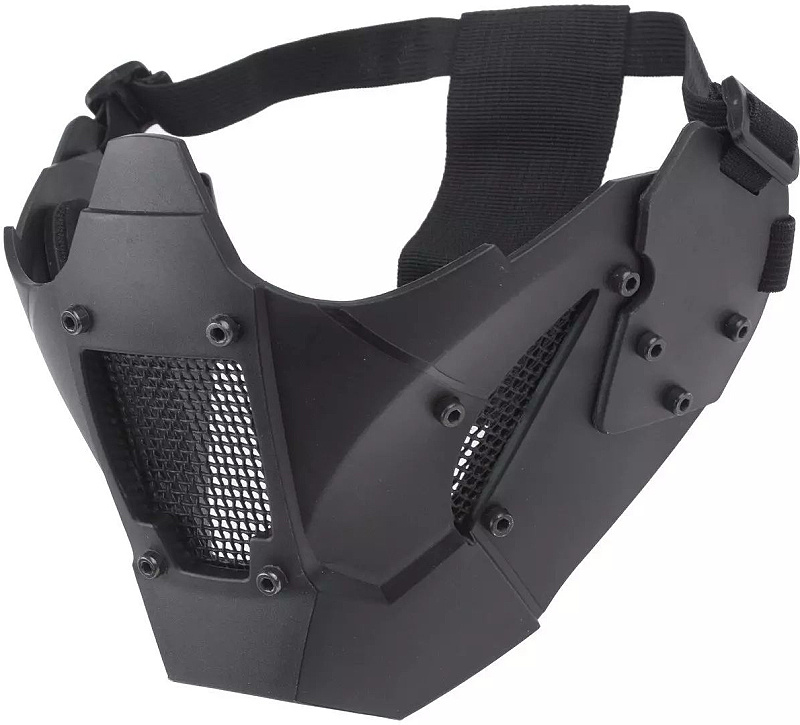 ULTIMATE TACTICAL Sieťovaná maska Fast Protective - čierna
