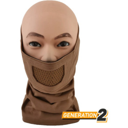 CYGNUS ARMORY Ochranná maska Face Warrior Plus - coyote brown