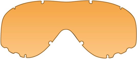 WILEY X Ochranné okuliare SPEAR - dymové + číre sklá + oranžová / matný čierny rám