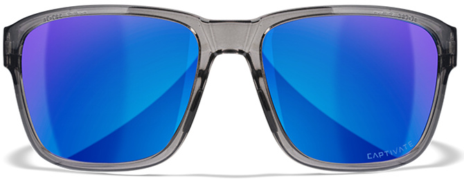 WILEY X Ochranné okuliare TREK Captivate - polarizované modré sklá / šedý rám