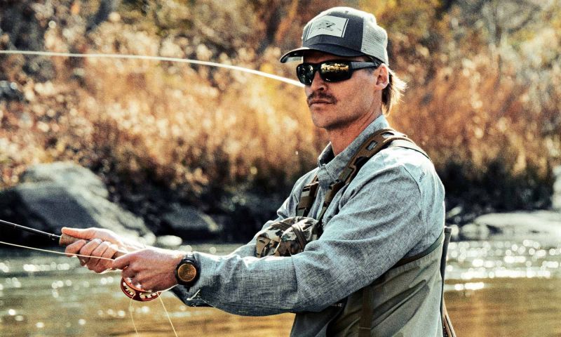 WILEY X Ochranné okuliare ALPINE Captivate - polarizované wolframovo šedé sklá / matný čierny-pieskový rám