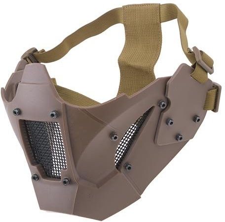 ULTIMATE TACTICAL Sieťovaná maska Fast Protective - tan