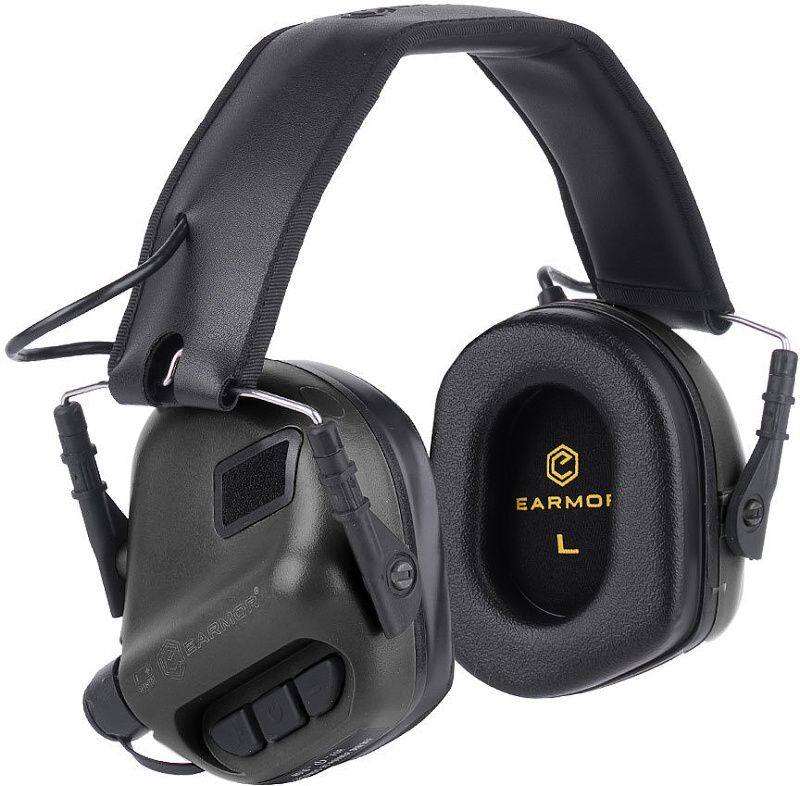 EARMOR Sluchadlá M31 Mod 3 Hearing Protection AUX - čierne (M31M3)