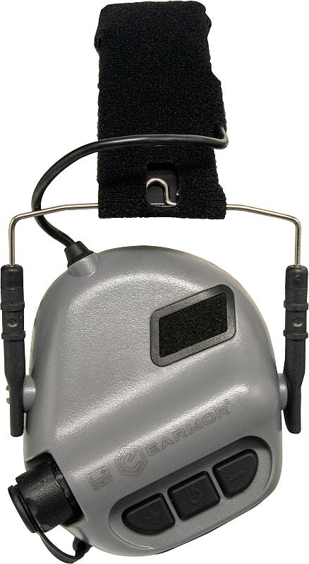 EARMOR Slúchadlá M31 Mod3 Hearing Protector - šedé (M31-GY-MOD3)