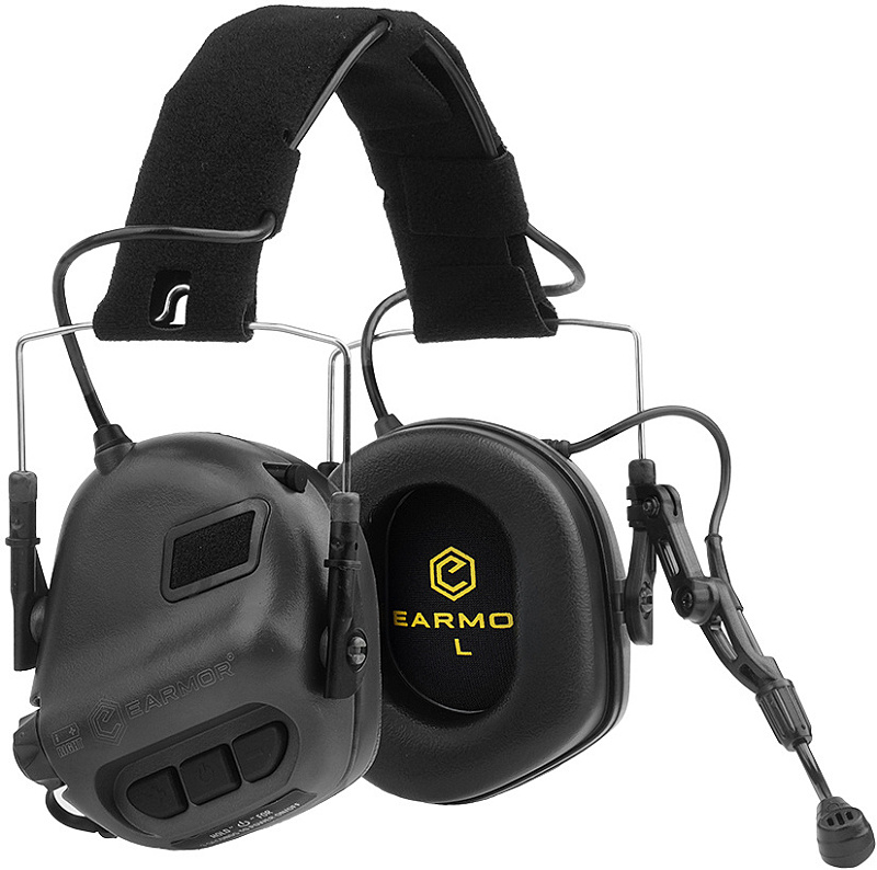 EARMOR Slúchadlá M32 Mod3 Hearing Protector - čierne (M32-BK-MOD4)