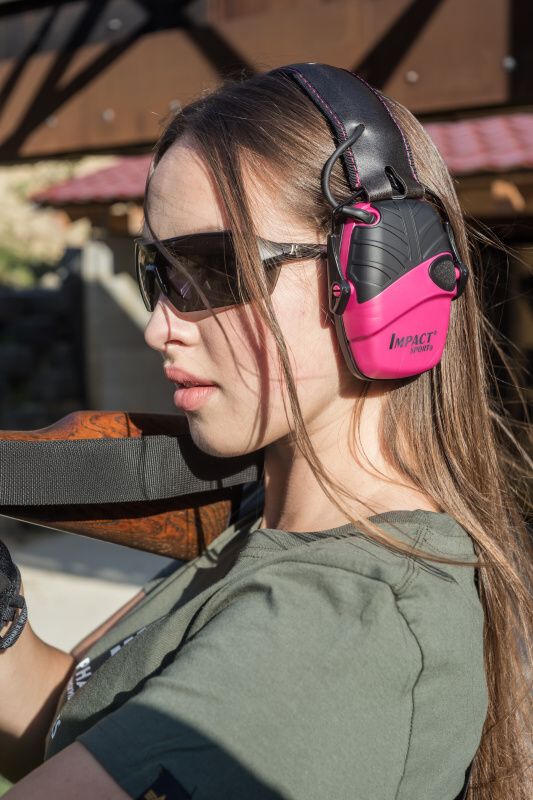 HOWARD LEIGHT Sluchadlá Impact sport electronic earmuffs - ružové