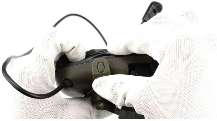 EARMOR Adaptér M16A pre chrániče sluchu M32 ARC PLUS - foliage green (M16A-FG)