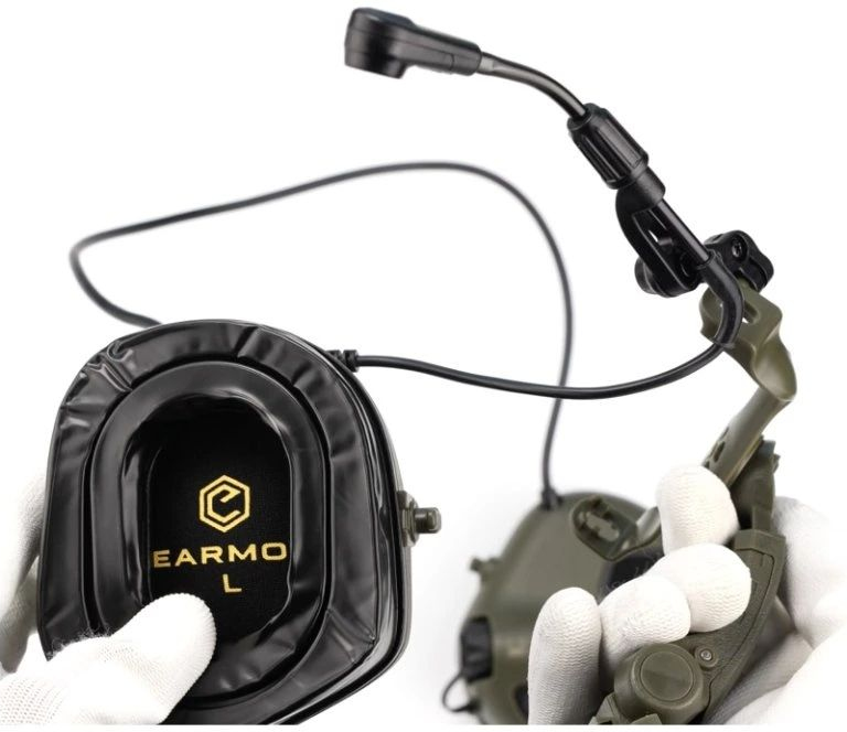 EARMOR Adaptér M16A pre chrániče sluchu M32 ARC PLUS - foliage green (M16A-FG)