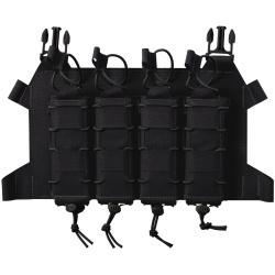 DIRECT ACTION Skeletonized Quad SMG Flap - black (PC-SK4S-CD5-BLK)