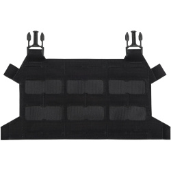 DIRECT ACTION Skeletonized Plate Carrier Flap - black (PC-SKFP-CD5-BLK)