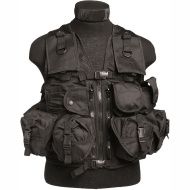 MILTEC Taktická vesta USA - black (10712002)
