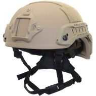 WARRIOR Balistická Prilba SF Mach 3 /w shroud and boaharness - tan (NEX-SFM3R-SD-BOA-T)