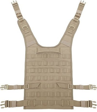 WARRIOR Elite Ops Back Panel - coyote (W-EO-BP-CT)