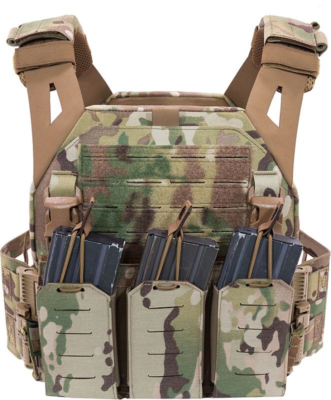 WARRIOR Laser Cut LPC with Detachable 5.56 Panel V2 - multicam (W-LC-LPC-V2-MK1-MC)