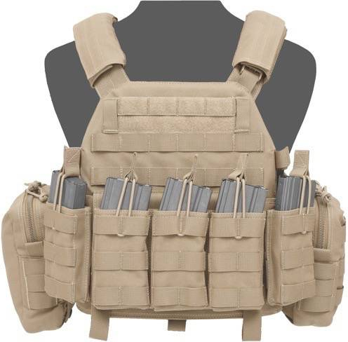 WARRIOR Elite Ops DCS Special Forces Plate Carrier Base - coyote (W-EO-DCS-CT)