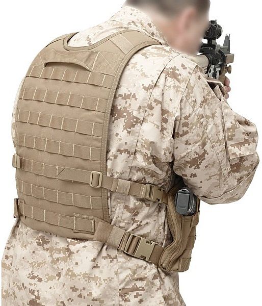 WARRIOR Elite Ops Back Panel - coyote (W-EO-BP-CT)