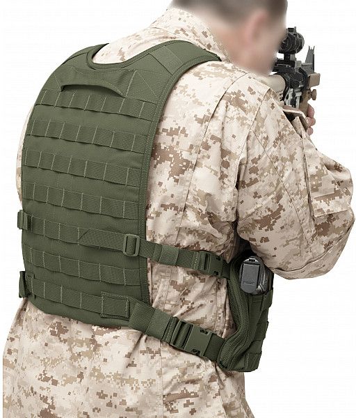 WARRIOR Elite Ops Back Panel - olive drab (W-EO-BP-OD)