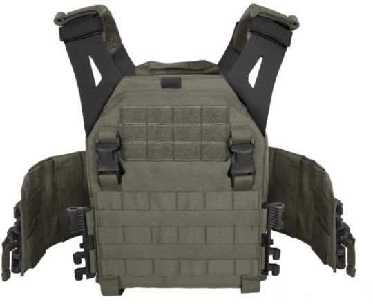 WARRIOR Low Profile Carrier With Solid Sides - ranger green (W-EO-LPC-V1-RG)