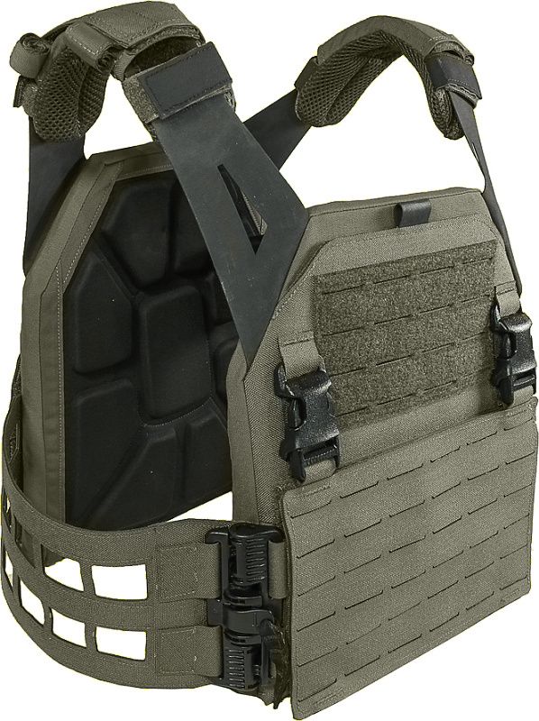 WARRIOR Laser Cut LPC with Detachable 5.56 Panel - ranger green (W-LC-LPC-V2-MK1-M-RG)