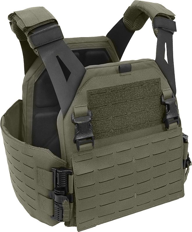 WARRIOR Laser Cut LPC with Detachable 5.56 Panel V1 - ranger green (W-LC-LPC-V1-MK1-M-RG)