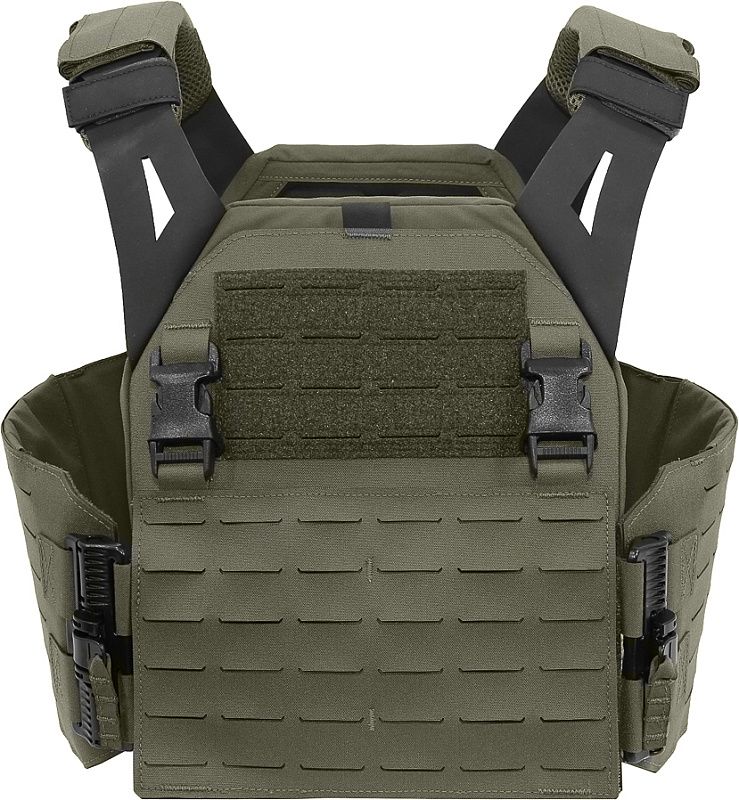 WARRIOR Laser Cut LPC with Detachable 5.56 Panel V1 - ranger green (W-LC-LPC-V1-MK1-M-RG)