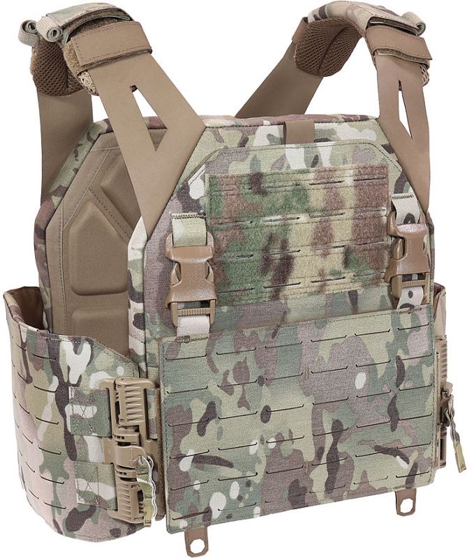 WARRIOR Laser Cut LPC with Detachable 5.56 Panel V1 - multicam (W-LC-LPC-V1-MK1-MC)