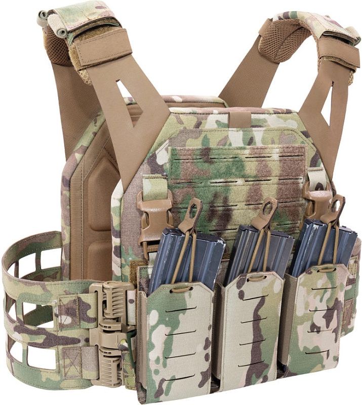 WARRIOR Laser Cut LPC with Detachable 5.56 Panel V2 - multicam (W-LC-LPC-V2-MK1-MC)