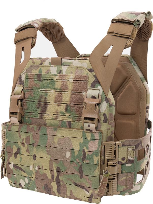 WARRIOR Laser Cut LPC with Detachable 5.56 Panel V2 - multicam (W-LC-LPC-V2-MK1-MC)