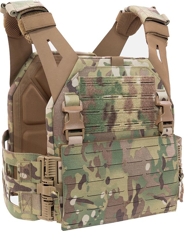 WARRIOR Laser Cut LPC with Detachable 5.56 Panel V2 - multicam (W-LC-LPC-V2-MK1-MC)