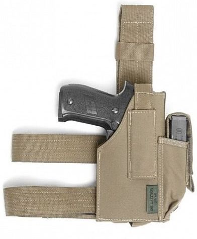 WARRIOR Elite Ops Drop Leg Holster Adjustable - coyote (W-EO-DLH-CT)