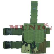 GUARDER Stehenné puzdro na zásobníky AK/P90 - woodland (T-05C(WC))