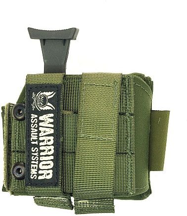 WARRIOR Universal Left Handed Pistol Holder - olive drab (W-EO-UPH-L-OD)