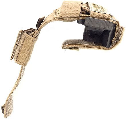 WARRIOR Universal Left Handed Pistol Holder - coyote (W-EO-UPH-L-CT)