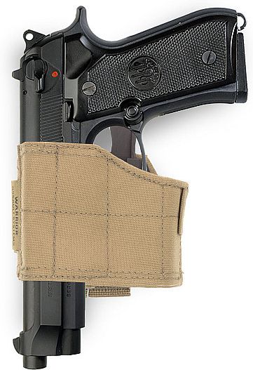 WARRIOR Universal Left Handed Pistol Holder - coyote (W-EO-UPH-L-CT)