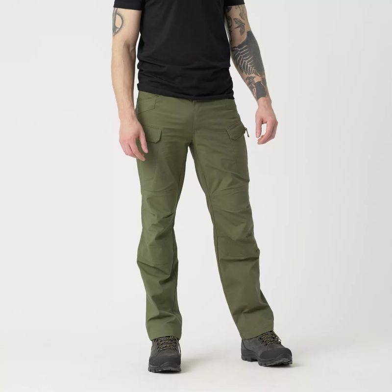 HELIKON Dlhé nohavice UTP PolyCotton Stretch RipStop - olive green (SP-UTL-SP-02)