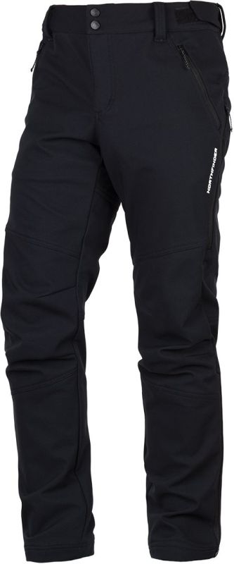 NORTHFINDER Dlhé nohavice ANATOL - black / black (108395-270)