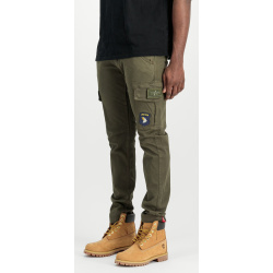 ALPHA INDUSTRIES Dlhé nohavice Petrol Patch Pant - black olive (178207/413)