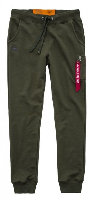 ALPHA INDUSTRIES Dlhé nohavice X-Fit Slim Cargo Pant - tmavo zelená (178333/257)