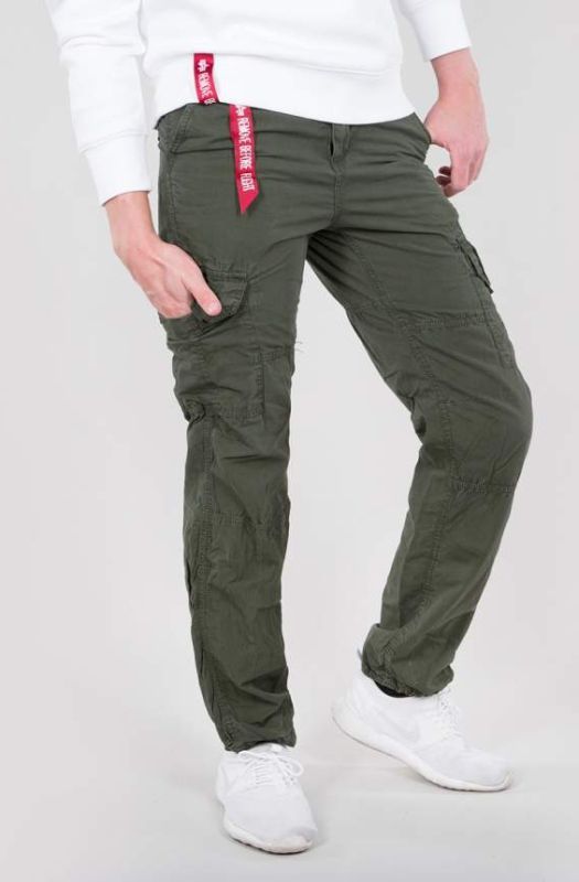ALPHA INDUSTRIES Dlhé nohavice RS Cargo Pant - dark olive (178205/142)
