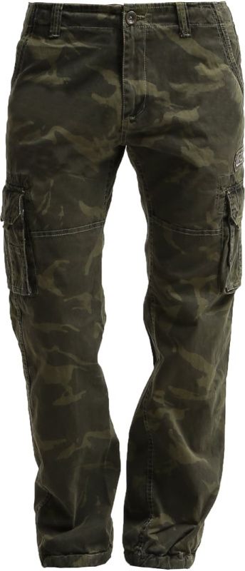 ALPHA INDUSTRIES Dlhé nohavice Jet - olive camo (101212/239)