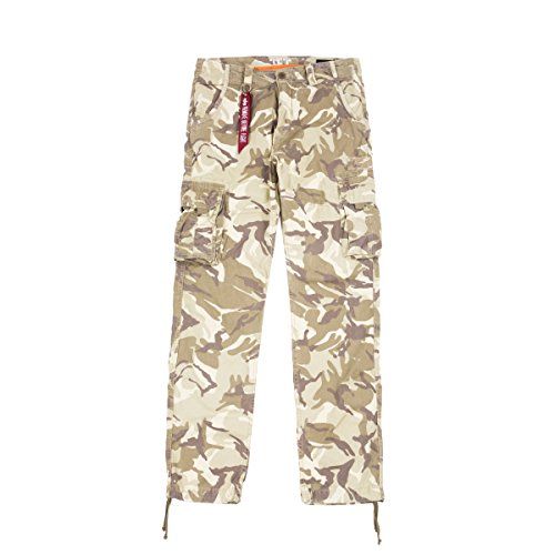 ALPHA INDUSTRIES Dlhé nohavice Jet - desert camo (101212/79)